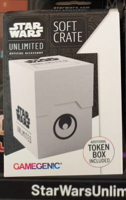 Star Wars Unlimited Deck Box / Soft Crate von Gamegenic: weiß white Heldentum