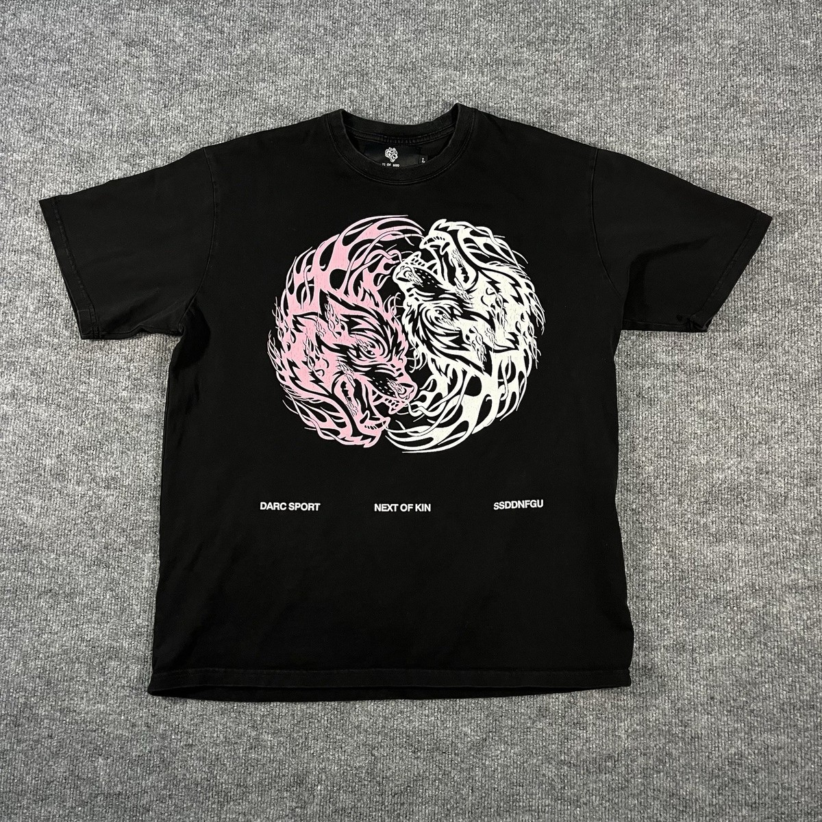 Darc Sport Wolves Tale Of Two Wolves Next Of Kin Black T Shirt