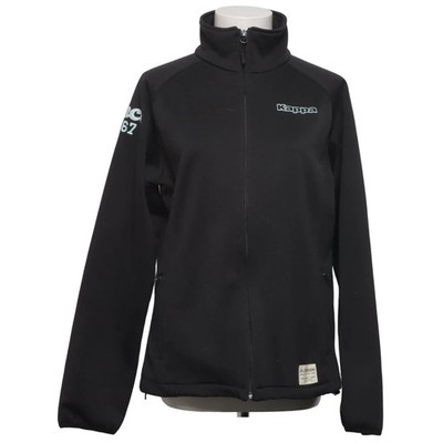 Kappa, Trainingsjacke, Damen, Größe: L, Schwarz, Polyester, Fleece #yD9