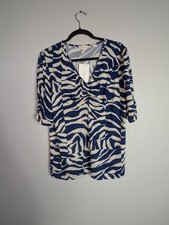 NWT Como Blu Animal Print Embellished Sleeve ...