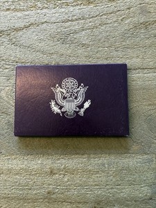 1987 - S United States Proof Set US Mint Original Government Packaging Box & COA