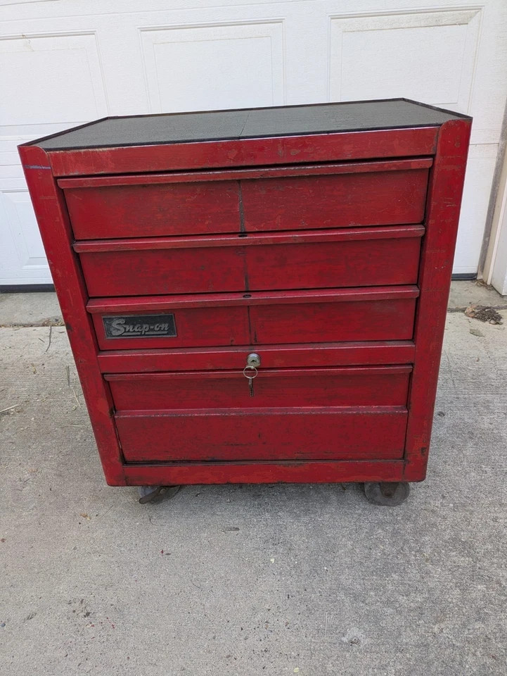 Vintage (1969) Snap-On KRA352 Roll Cabinet, 3 Drawers, Locking