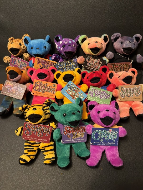 13 grateful dead bears plush