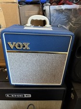 Vox AC4C1 BL Limited Edition Combo Valve Guitar Amplifier  Blue Tygon Cloth