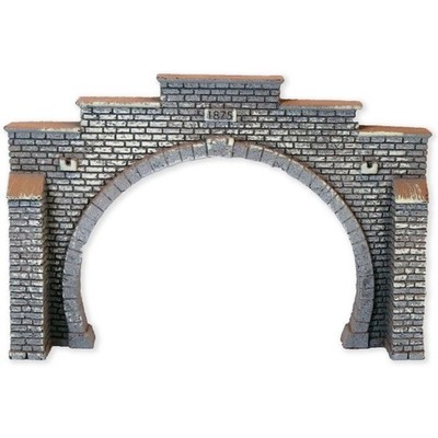 Noch 58052 Tunnel-Portal, 2gl. PROFI-plus, 21 x 14,5 cm H0 + Neu