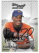 KEITH REED 2000 TOPPS STARS AUTOGRAPHED SIGNED # 70 BALTIMORE ORIOLES