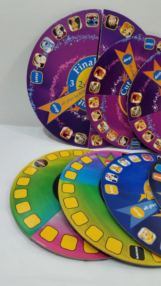 Lote de 9 tableros de juego Scene It? Lote Mixto Original Música TV Trivia Disney Foto 4 de 4