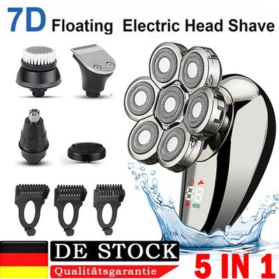 Rasierer Skull Shaver Gesicht Kopfrasierer Glatzen Rasierer 5in1 Herren Geschenk