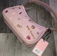 Juicy Couture Pink Crescent Shoulder Bag Hear...