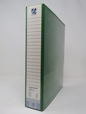 9410104 Banner A4 PVC 2D 38mm Presentation Ring Binder Pack of 12 Green