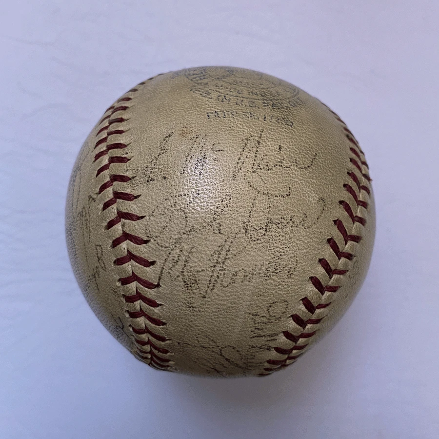 1937 Boston Red Sox Team Signed Baseball with Jimmie Foxx, Lefty Grove, Cronin - Image 3 of 4