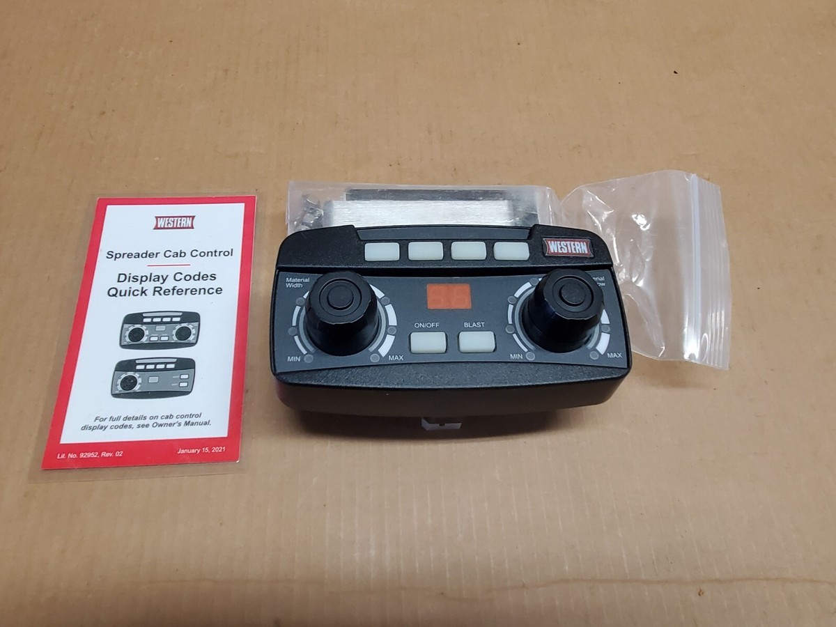 Western Dual Knob Salt Spreader Controller 99534 Fleet Flex