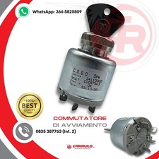 Interruttore Quadro Accensione Avviamento Universale Per Trattore COBO 14110000