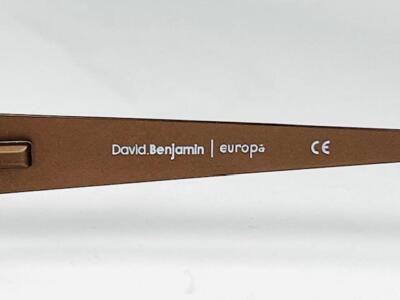 New David Benjamin DB-142 C2 Chocolate (Bronze) Eyeglasses  display picture 3