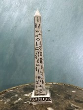 Rare, antique, Egyptian obelisk, pharaonic stone with inscription, replica, BC