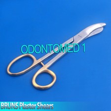 Gold Handle BRUNS Plaster Shears 9.5" Orthopedic Surgical Instruments