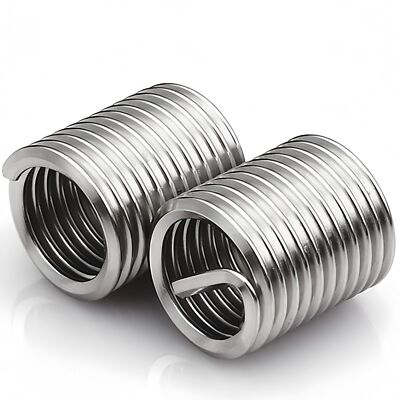 M8 x 1.25mm x 2D Helicoil Wire Inner Thread Inserts Coiled Wire Helical Screw...