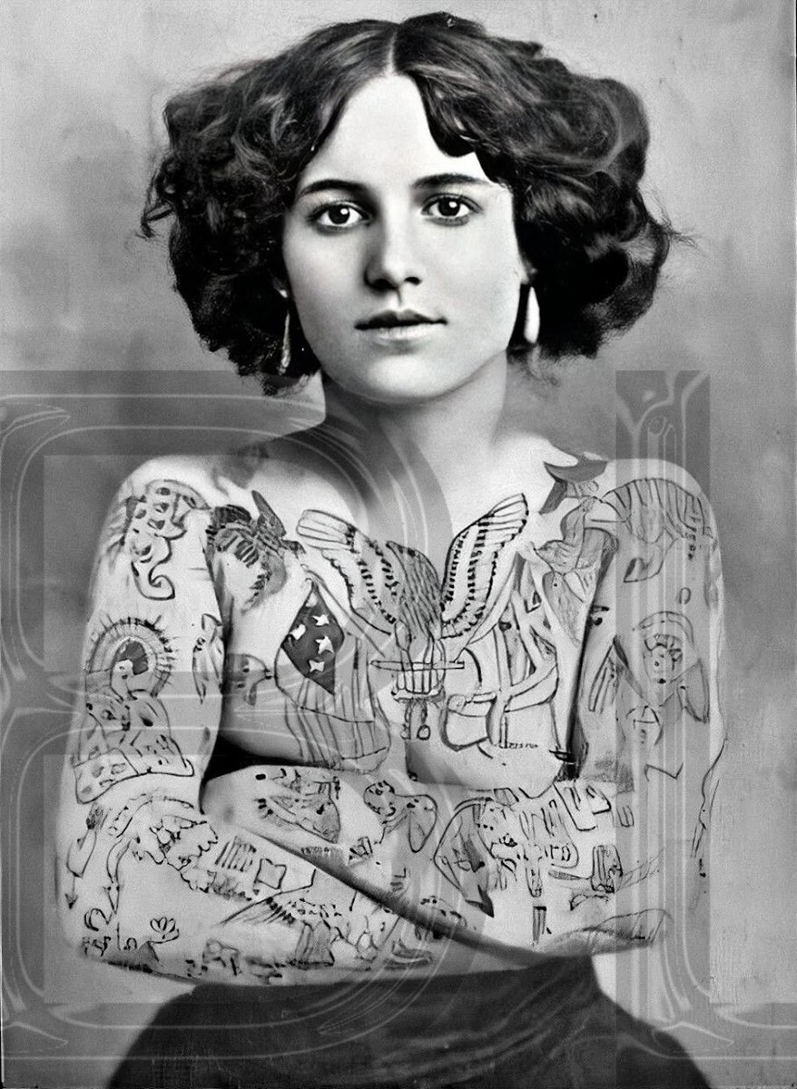 TATTOO 刺青　タトゥー　vintage tattoos Vintage Tattoo Image 14 x 11