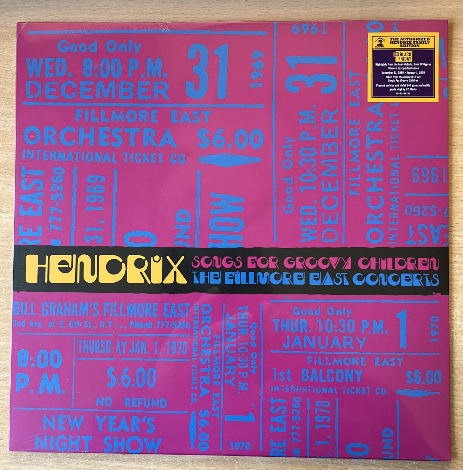 JIMI HENDRIX Songs For Groovy Children Fillmore East BF RSD 2024 NEW Vinyl LP