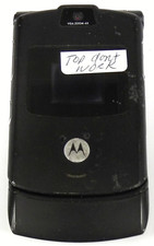 Motorola RAZR V3 - Black and Silver  AT T / Cingular  Flip Phone
