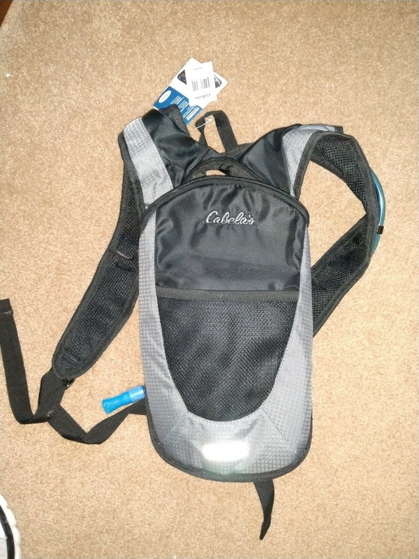 NEW CABELA Back Camel Water Bladder Hydration Backpack Outdoor Hiking Camping 