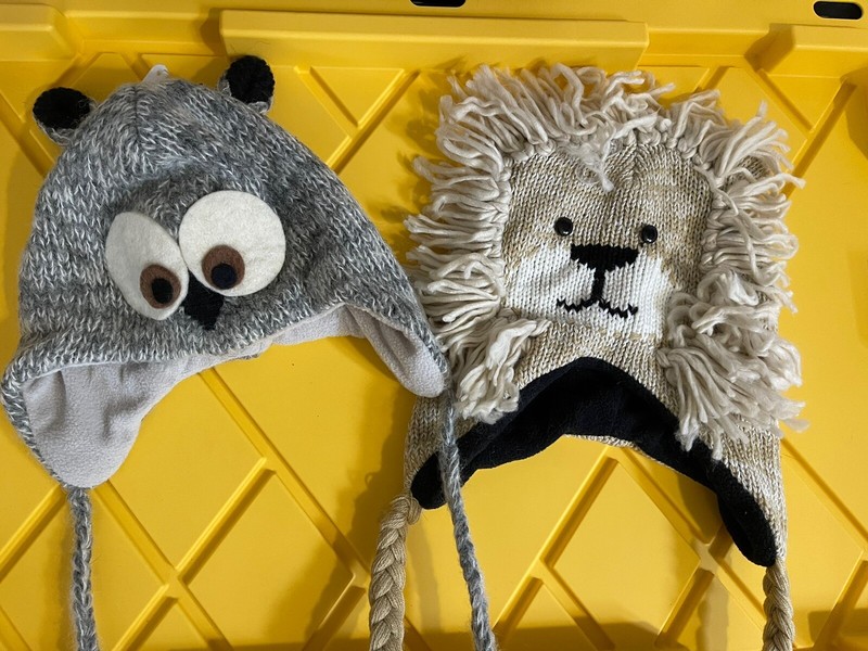 Brand New Never Worn Adult Animal Beanies Smoke Free
