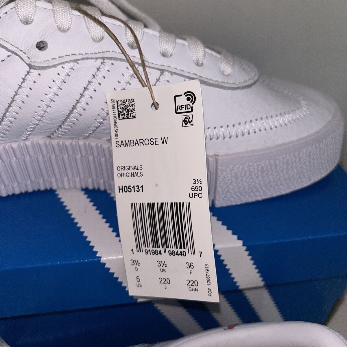 Adidas Originals X SWAROVSKI Sambarose W H05131 Women's Size Adidas Originals X SWAROVSKI Sambarose W H05131 Women's Size