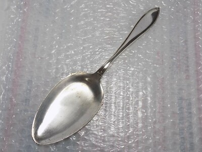 ANTIQUE ALPACCA PRIMANS 12 SWISS SILVER PLATE CAKE PIE CASSEROLE SERVER 8 /14'' L