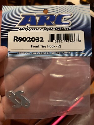 ARC R8.0 Front Tire Hook (2) #R802032 New