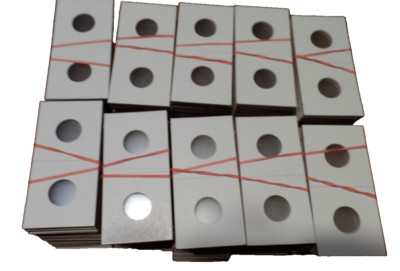 1500 2x2 Cent/Penny Guardhouse Premium Cardboard Mylar Coin Holders Flips