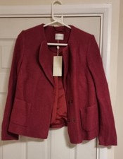 Brand New Red Eastex Coat In Size 14