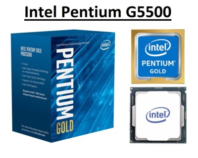 Intel Pentium G5500 SR3YD Dual Core Prozessor 3,8 GHz, Sockel LGA1151, 54W CPU