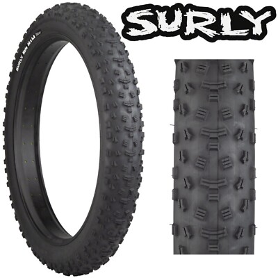 Pneus VTT Surly Nate 26x3.8 – Lot De 10, 27 TPI, Couleur Noire