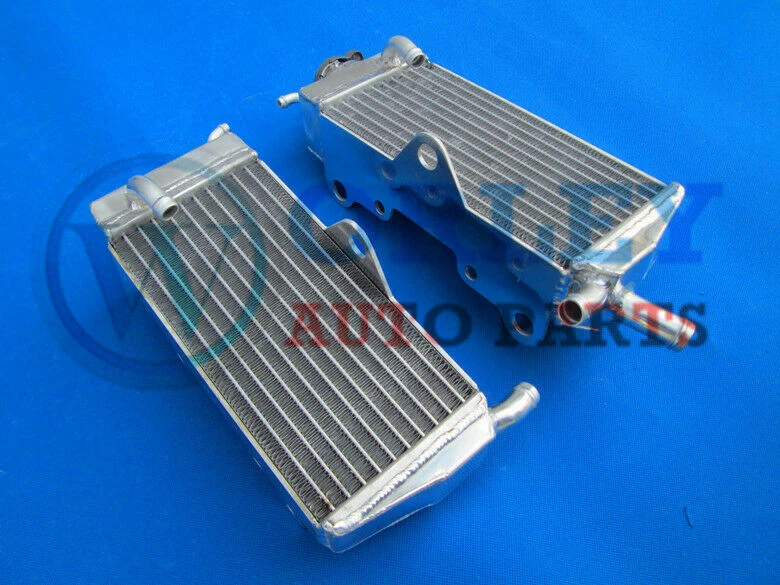 Radiador de aluminio CR125 CR125R 1990-1997 manguera roja para Honda 91 92 93 94 95 96 Foto 3 de 4