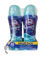 Clorox Fraganzia In-Wash Scent Booster Crystals, Ocean Scent, 18 Oz Twin Pack