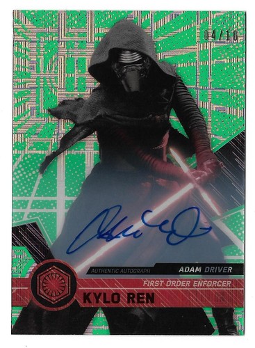 Adam Driver #A-AD — Star Wars 2024 Topps High-Tek Autograph Star Wars card
