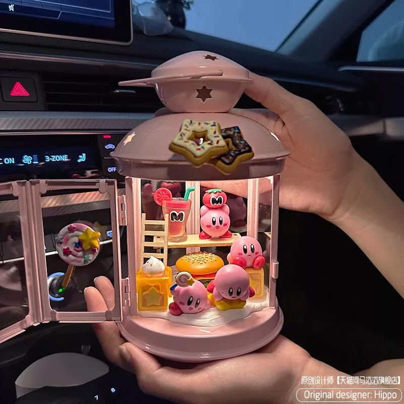 Kirby Night Light 3 tone Light Lamp Led Juice Cup Lollipop Hamburg Model Decor