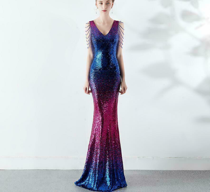 Women Sequins Formal Bodycon Wedding Evening Party Prom Gown Cocktail Dress  4XL | eBay