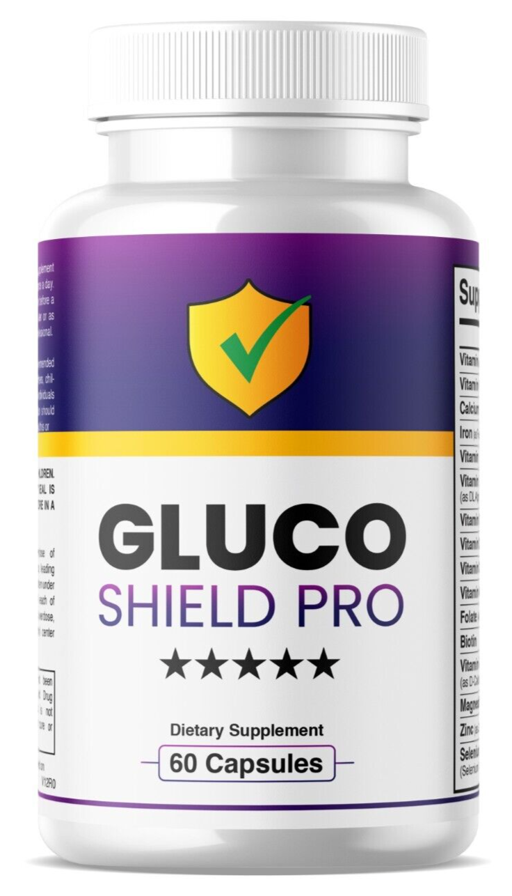 Gluco Shield Pro All Natural Advanced Formula Supplements 1 pack 60 capsules