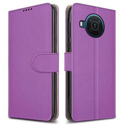 Cover Pelle PU Con Slot Carte BAIDIYU Cover Per Nokia X20 Custodia, Slot Cart,Custodia A Portafoglio In Pelle PU Di Lusso Custodia Flip Folio, Cover Per Nokia X20.(Marrone Nokia Xr20
