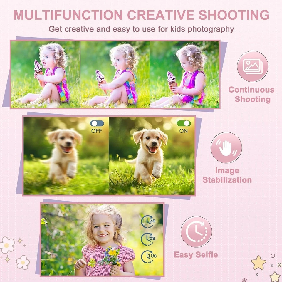 Kamera Digitalkamera Fotoapparat 1080P 44MP Fotokamera 16X Digitalzoom Kids B16 - Bild 3 von 4
