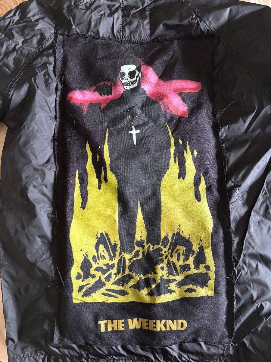 THE WEEKND Coach Jacket MEDIUM M BLACK Starboy Legend of the Fall 