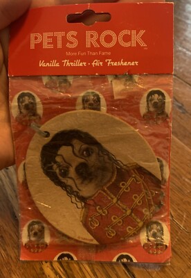 Michael Jackson as a Chihuahua Dog Thriller Air Freshener Sealed New Pets Rock