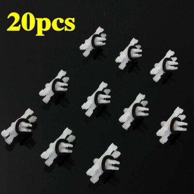 20pcs Zierleisten Regenrinne Regenleiste Klammer Befestigung Clips für BMW E46