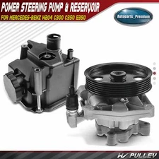 Power Steering Pump w/ Reservoir for Mercedes-Benz W204 C300 2010-2012 C350 E350