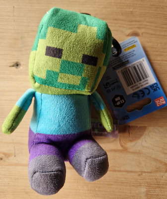 Minecraft Steve Plüschfigur mit Clip, Collect them all, ca. 12cm, NEU/OVP
