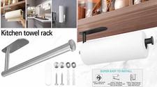 Kitchen Roll Holder Hanging No Drilling Silver Kitchen Roll Holder Wall Mounted