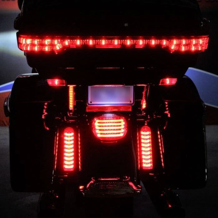 Custom Dynamics PB-FILL-S-C ProBEAM Fillerz Saddlebag LED Lights Harley FL 14-22 - Image 2 of 2
