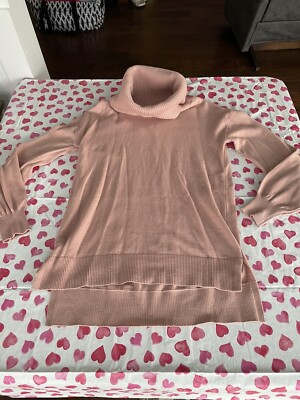 Loft Petites Cowl Neck Mauve Sweater SP