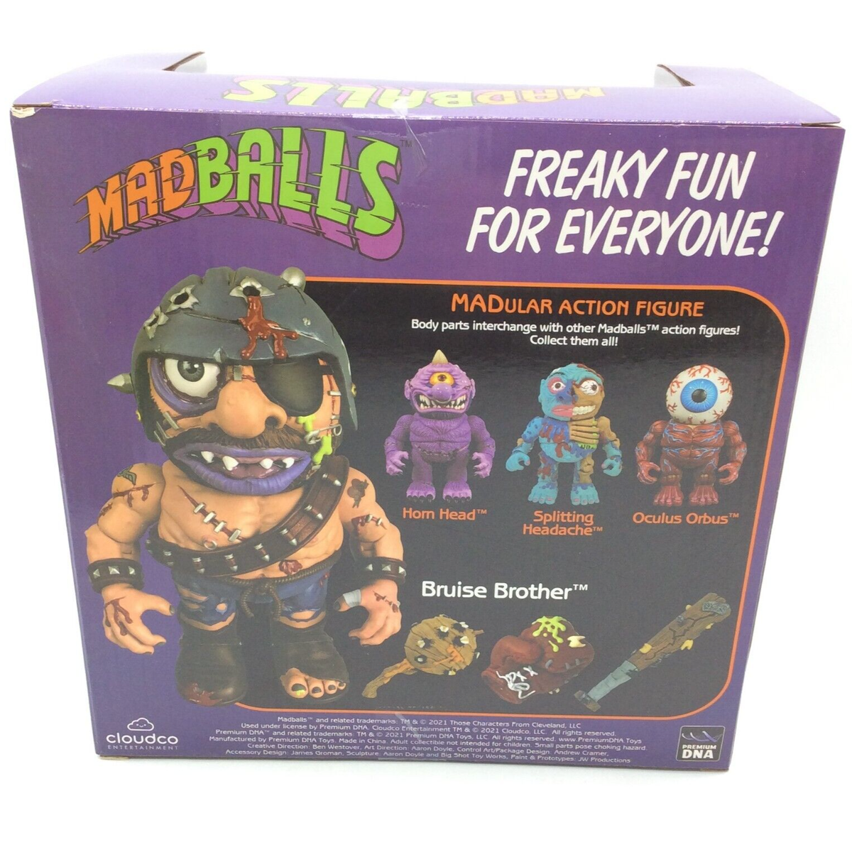 Premium DNA Madballs BRUISE BROTHER Action Figure | eBay